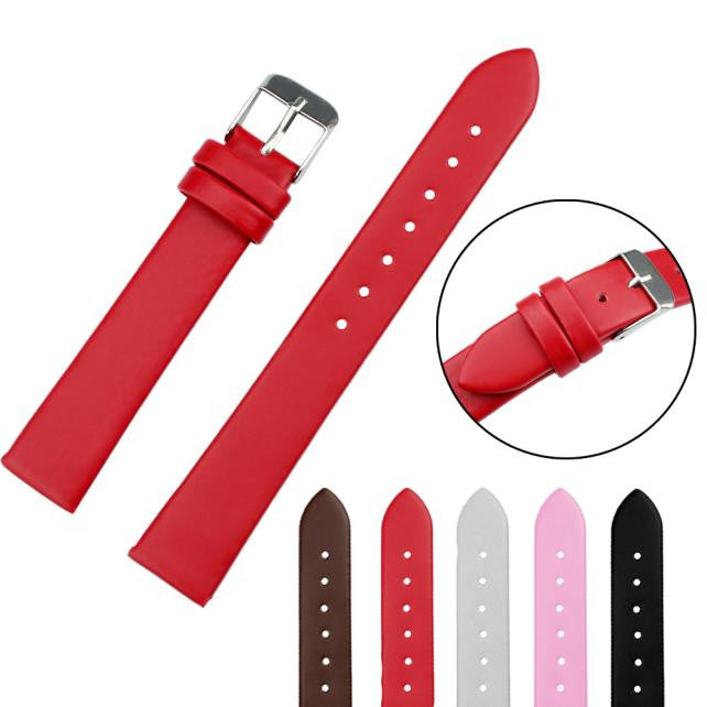 20mm Watchbands For Women Wristwatches Fashion PU Leather Watch Strap Watch Band 5 Colors &03