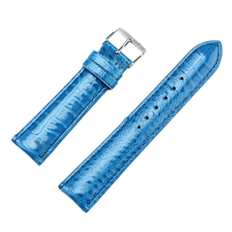 Width 20mm PU Leahter Watchbands For Women Men Fashion Watch Strap Watch Band Blue Pink &03