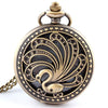 Creative Pocket Watch Personality Retro Pocket Watch Peacock Pocket Watch
