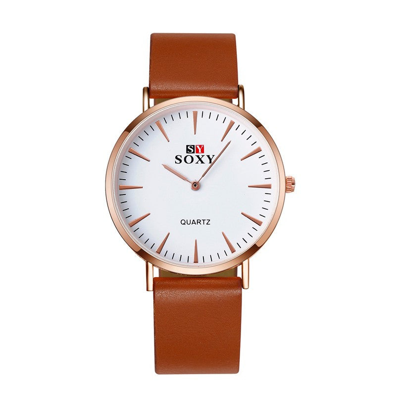 Women Luxury Fashion Watch Leather Strap Quartz Watch Ladies Watch