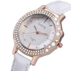 Wrist Women Watches Luxury Rhinestone Ladies Watch Leather Strap Watches
